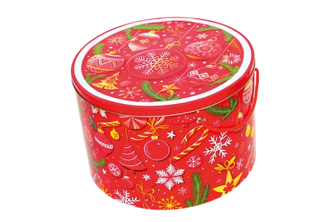 Новогодний подарок «Фейерверк» в жестяной банке