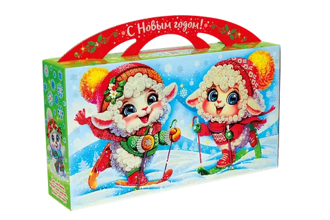 Новогодний подарок «Веселушки» в картонной упаковке